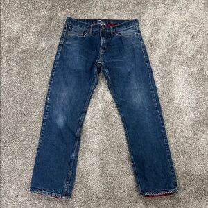 Old Navy Men's Dark Blue Straight Jeans